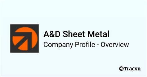 a&d sheet metal|a and e channel.